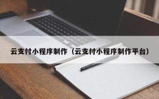 海口云支付小程序制作（云支付小程序制作平台）